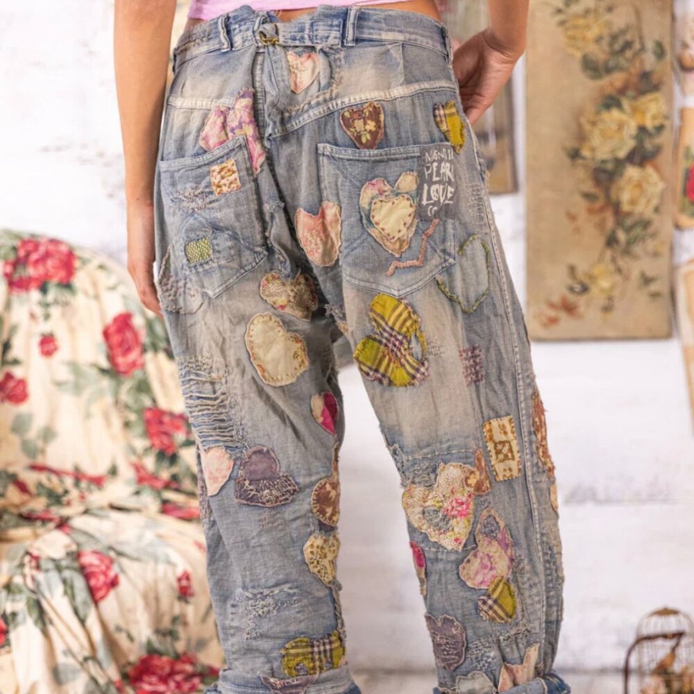 Magnolia Pearl I Heart You Miner Denims - Picture 2 of 11